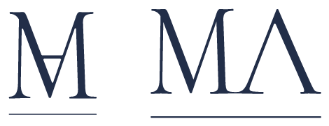 Marine Bach lettermark — geometric and monogram support marks